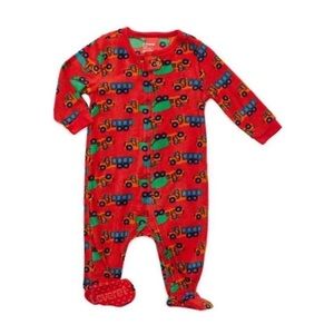 NWT Levert baby fleece footed pajamas -12-18